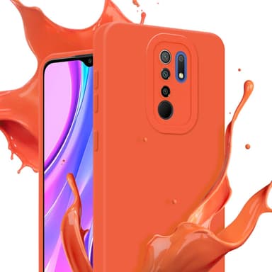 Xiaomi RedMi 9 Deksel case (oransje)