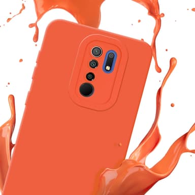 Xiaomi RedMi 9 Deksel case (oransje)