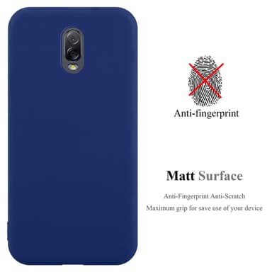 Deksel Samsung Galaxy J7 PLUS / C8 Silikon cover (blå)