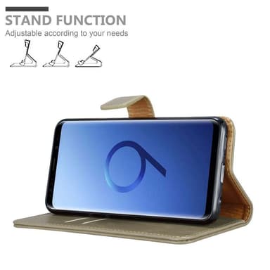 Samsung Galaxy S9 lommebokdeksel etui (brun)