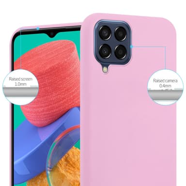 Deksel Samsung Galaxy M33 5G Silikon cover (rosa)