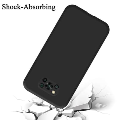Xiaomi POCO X3 NFC silikondeksel case (Svart)