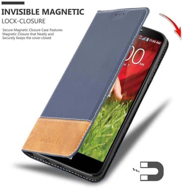 LG G2 Deksel Case Cover (blå)