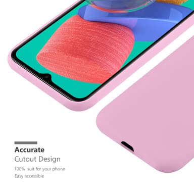 Deksel Samsung Galaxy M33 5G Silikon cover (rosa)