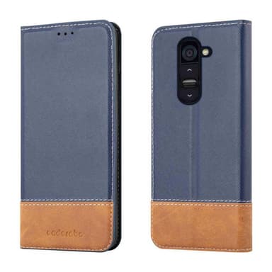 LG G2 Deksel Case Cover (blå)