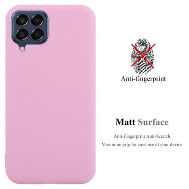 Deksel Samsung Galaxy M33 5G Silikon cover (rosa)
