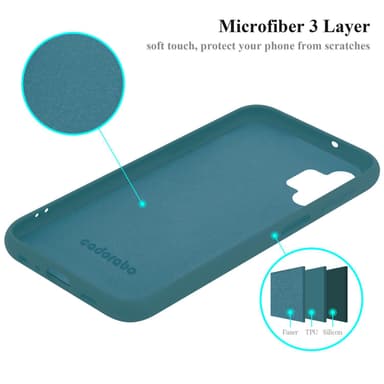 Samsung Galaxy A32 5G silikondeksel case (grønn)
