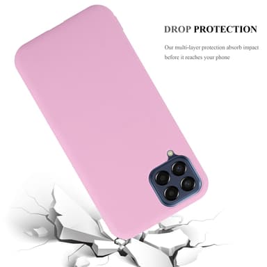 Deksel Samsung Galaxy M33 5G Silikon cover (rosa)