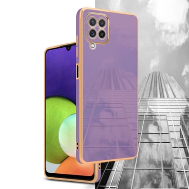 Samsung Galaxy M22 / M32 4G silikondeksel case (lilla)