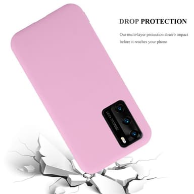 Deksel Huawei P40 Silikon cover (rosa)