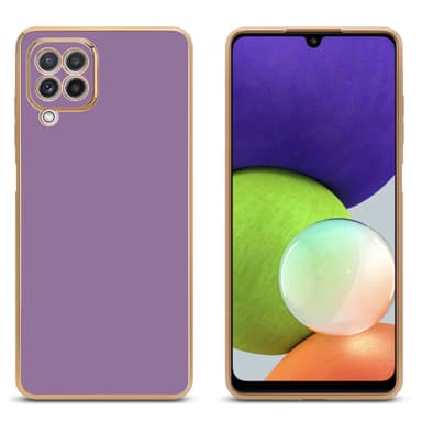 Samsung Galaxy M22 / M32 4G silikondeksel case (lilla)
