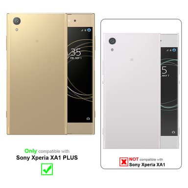 Sony Xperia XA1 PLUS deksel flip cover (rød)
