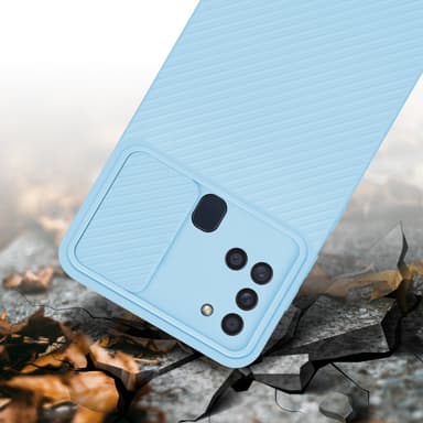 Deksel Samsung Galaxy A21s cover (blå)