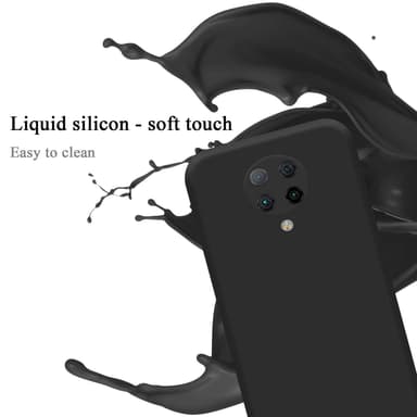 Xiaomi POCO F2 PRO silikondeksel case (Svart)