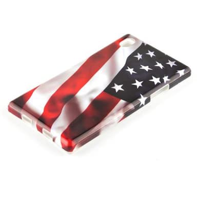 Sony Xperia Z1 Hardt Deksel Case (rød)