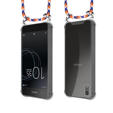 Sony Xperia XA1 PLUS Deksel med Halskjede (blå)