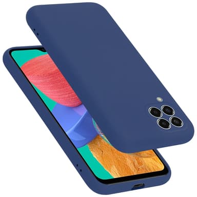 Samsung Galaxy M33 5G silikondeksel case (blå)