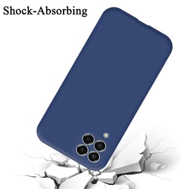 Samsung Galaxy M33 5G silikondeksel case (blå)
