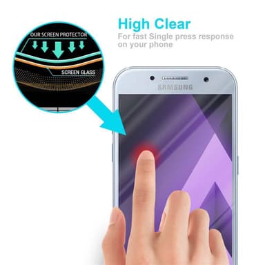 Samsung Galaxy A5 2017 Skjermbeskytter Skärmskydd