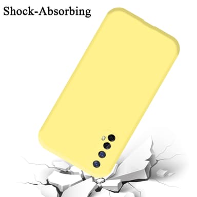 Realme 7 5G silikondeksel case (gul)