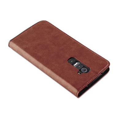 LG G2 lommebokdeksel case (brun)