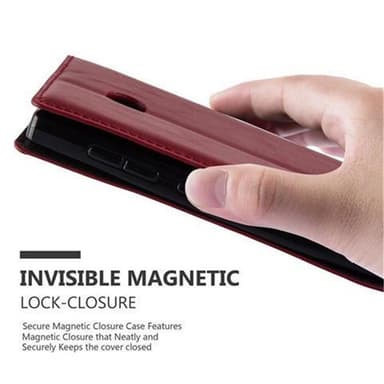 Nokia Lumia 435 lommebokdeksel case (rød)