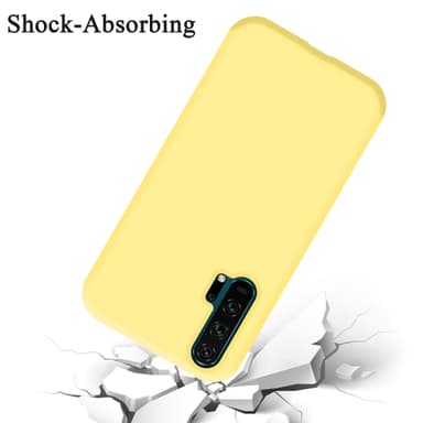 Honor 20 PRO silikondeksel case (gul)