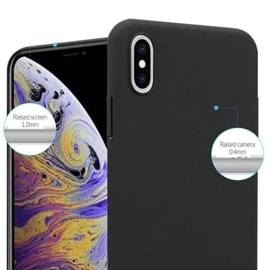 iPhone XS MAX Hardt Deksel Cover (svart)