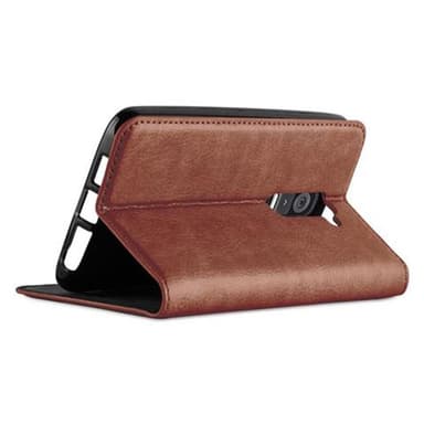 LG G2 lommebokdeksel case (brun)