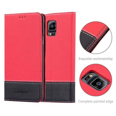 Samsung Galaxy NOTE 4 Deksel Case Cover (rød)