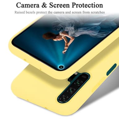 Honor 20 PRO silikondeksel case (gul)