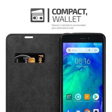 Xiaomi RedMi GO lommebokdeksel case (rød)