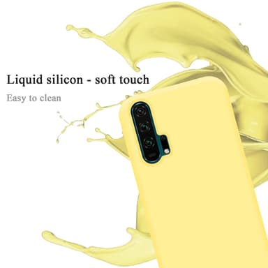 Honor 20 PRO silikondeksel case (gul)