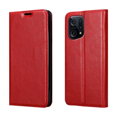 Oppo FIND X5 lommebokdeksel case (rød)