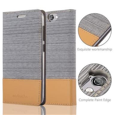HTC ONE A9 lommebokdeksel etui (grå)