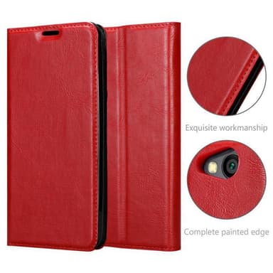 Xiaomi RedMi GO lommebokdeksel case (rød)