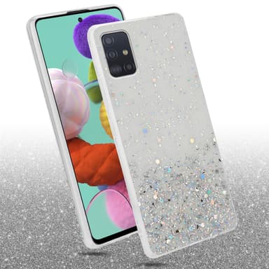 Samsung Galaxy A51 5G Silikondeksel Glitter
