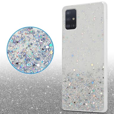 Samsung Galaxy A51 5G Silikondeksel Glitter