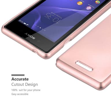 Deksel Sony Xperia E3 Case Cover (rosa)