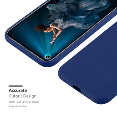 Deksel Honor 20 PRO Silikon cover (blå)