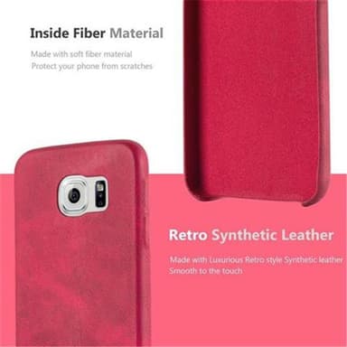 Samsung Galaxy S6 Hardt Deksel Cover (rød)