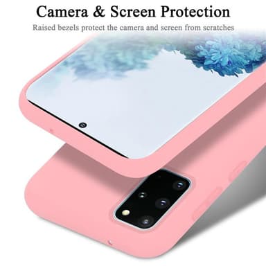 Samsung Galaxy S20 PLUS silikondeksel case (rosa)