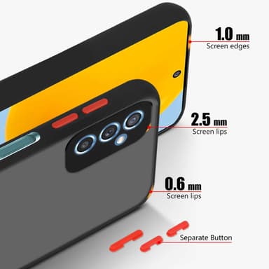 Samsung Galaxy M52 5G Deksel Case Cover (Svart)