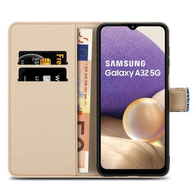 Samsung Galaxy A32 5G lommebokdeksel etui (blå)