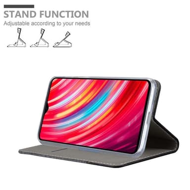 Xiaomi RedMi NOTE 8 PRO lommebokdeksel etui (grå)