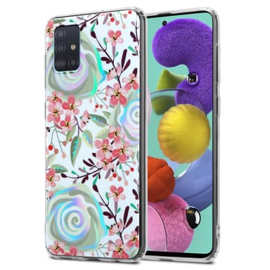 Samsung Galaxy A51 4G / M40s lommebokdeksel Blomster