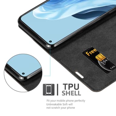 Oppo FIND X5 LITE / Reno7 5G lommebokdeksel case (brun)