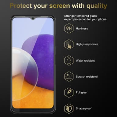 Samsung Galaxy A22 5G 3x Skjermbeskytter Skärmskydd