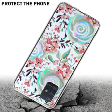 Samsung Galaxy A51 4G / M40s lommebokdeksel Blomster
