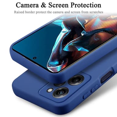 Xiaomi Poco X5 Pro 5G silikondeksel case (Blå)